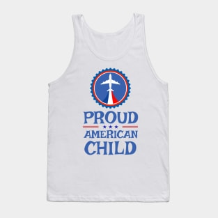 Proud american chil 4 of july Tank Top